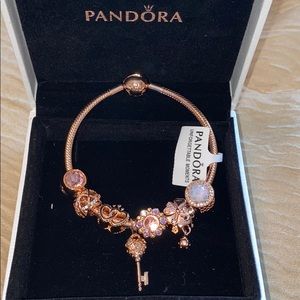 🚫Sold🚫Pandora Charm Bracelet Rose Gold